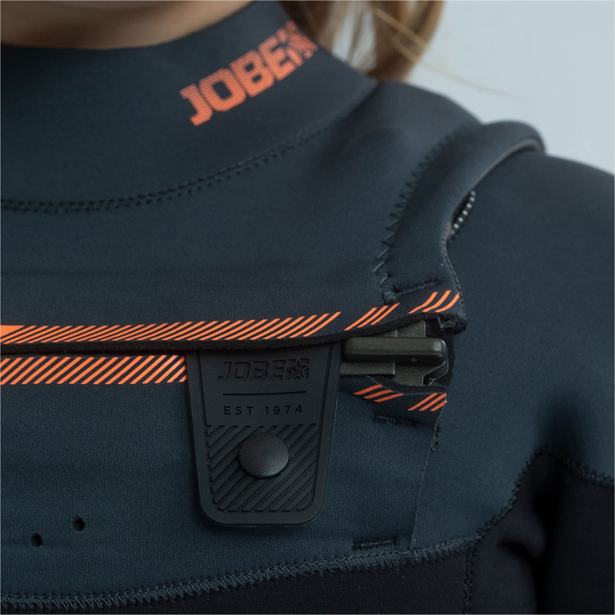 2026 Jobe Enfants Malmo 5/3mm Chest Zip Combinaison Néoprène 303522026 - Black